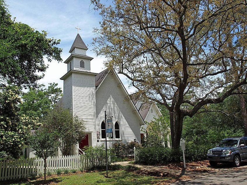 St. Paul's Episcopal Church in Magnolia Springs, Alabama.