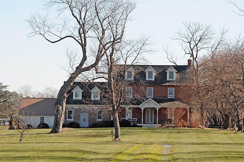 A historic farm and home in Stevensville, Maryland.