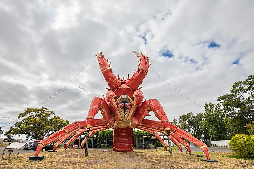 Giant lobster statue in Kingston SE, South Australia.