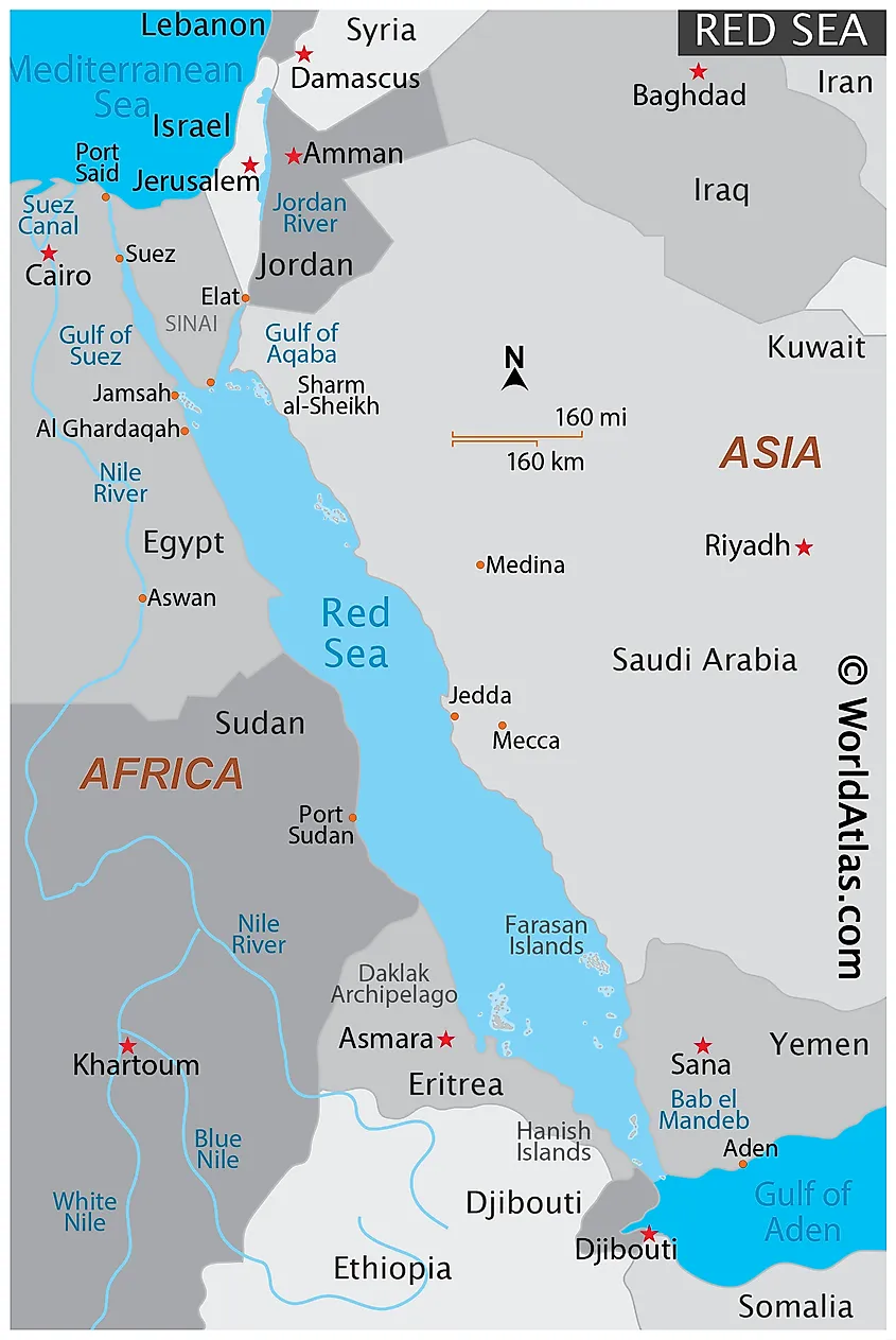 Red Sea map