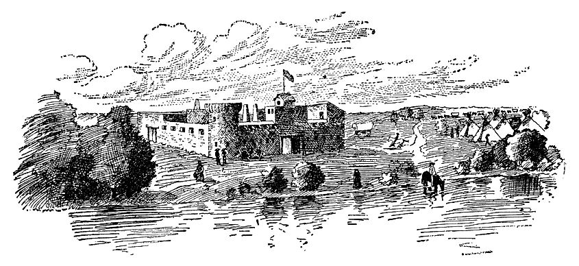 The Original Bent's Old Fort in Colorado, United States - 19th Century