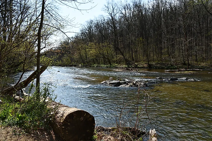 Gunpowder Falls State Park in Kingsville, Maryland