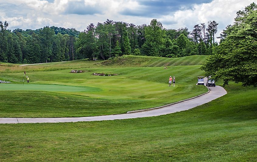 Golf course at General Burnside State Park