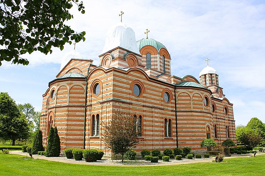 St. Elijah Serbian Orthodox Cathedral in Merrillville, Indiana