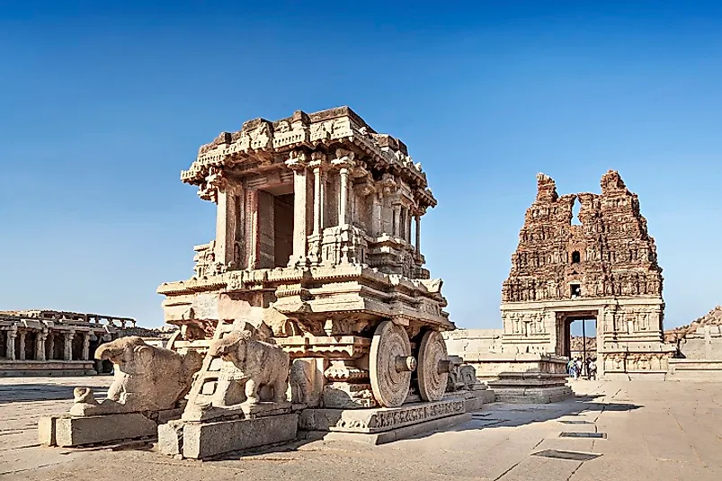 Vittala chariot temple at Hampi.