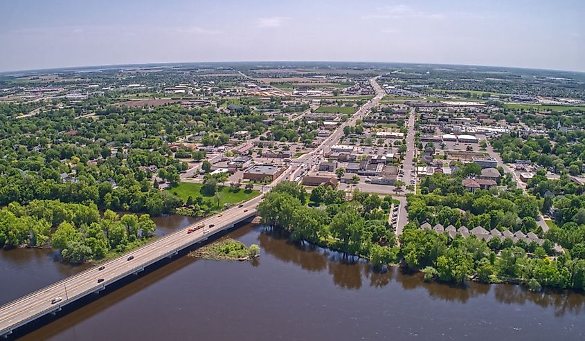 Monticello is a small farming community on the Mississippi River in Northern Minnesota