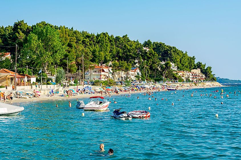 beach on the Kassandra Peninsula