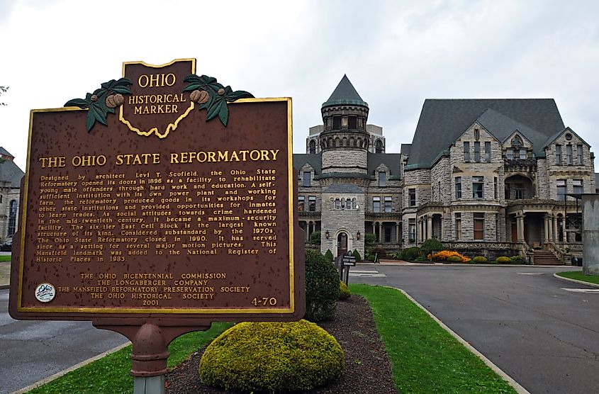 The Ohio State Reformatory in Mansfield, Ohio.