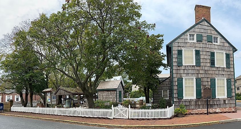Cannonball House is on Front Street in Lewes, Delaware