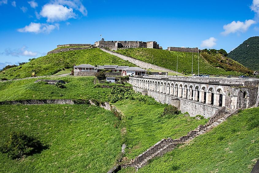Brimstone Hill Fortress National Park, Saint Kitts & Nevis in the Caribbean