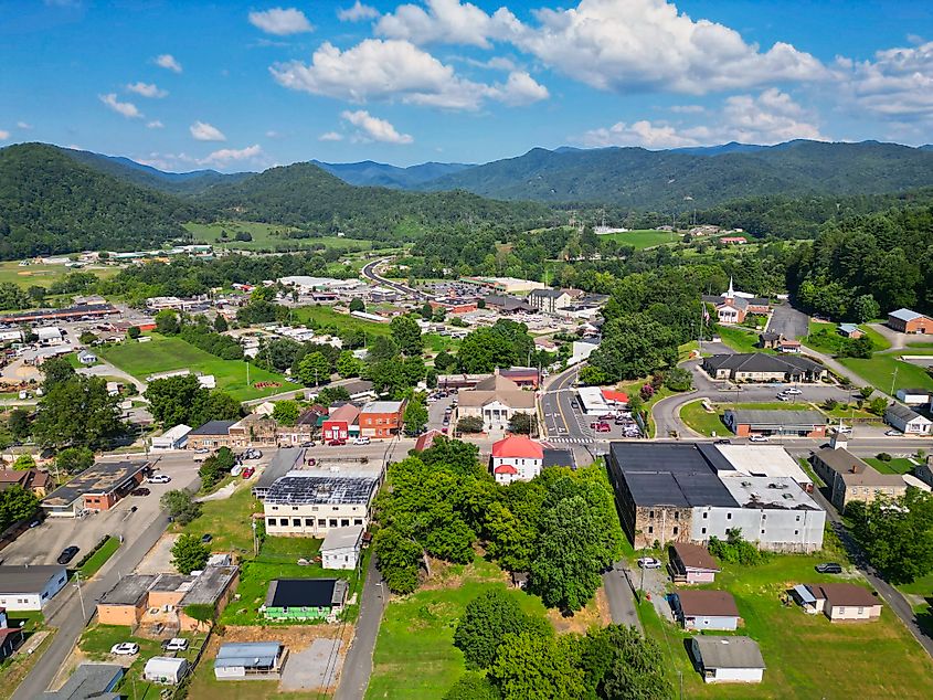 Downtown Robbinsville.