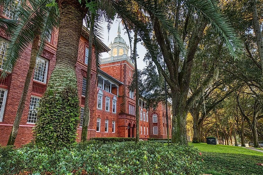 Elizabeth Hall on the campus of Stetson University in Deland, FL.