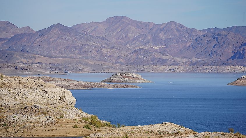 Lake Mead in Nevada.