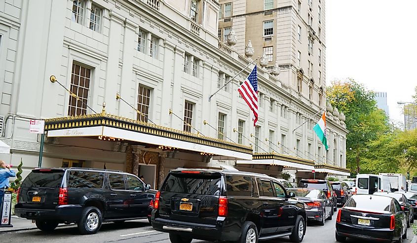Exterior of The Pierre Hotel, New York