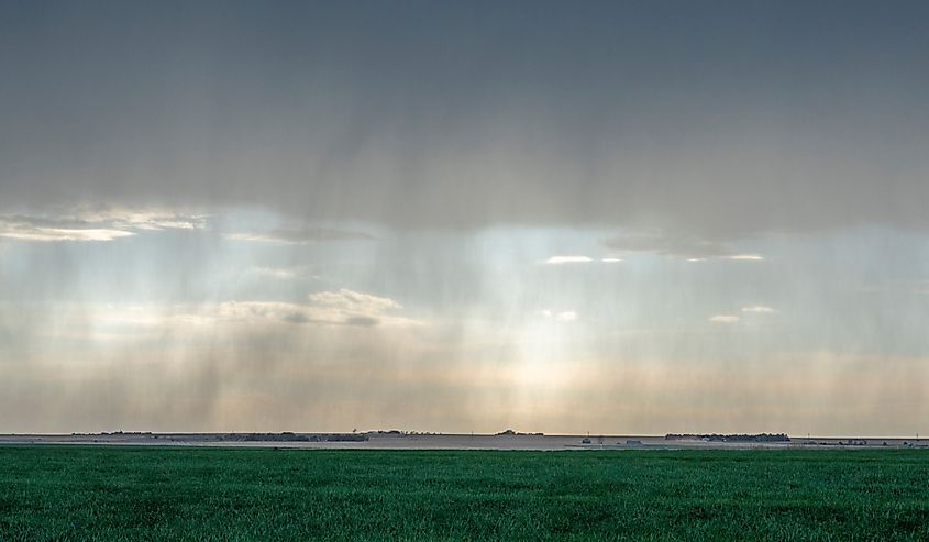 Rain veil near McCook, Nebraska 