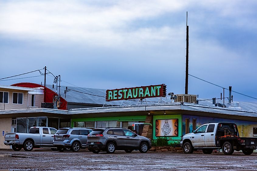 Small diner in Cortez, Colorado.