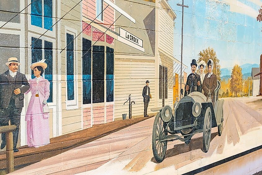 A mural in Sublimity, Oregon.