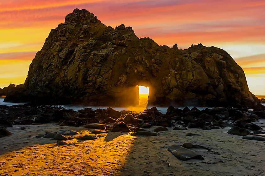Pfeiffer Big Sur State Park. 