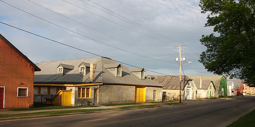The Ringling Brothers Circus Winter Headquarters, a National Historic Landmark and part of the Circus World Museum. 