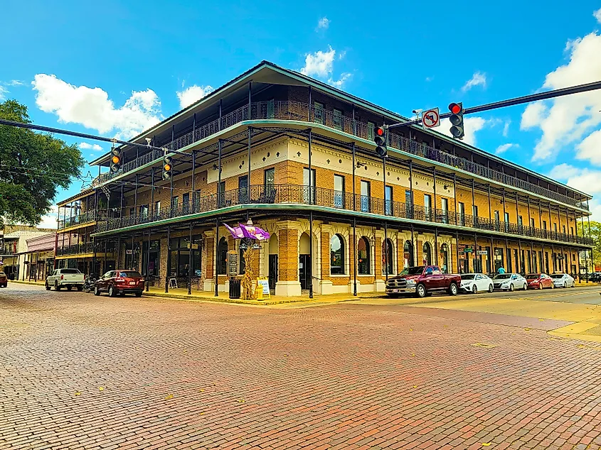 Downtown area of Natchitoches, Louisiana. Image credit VioletSkyAdventures via Shutterstock