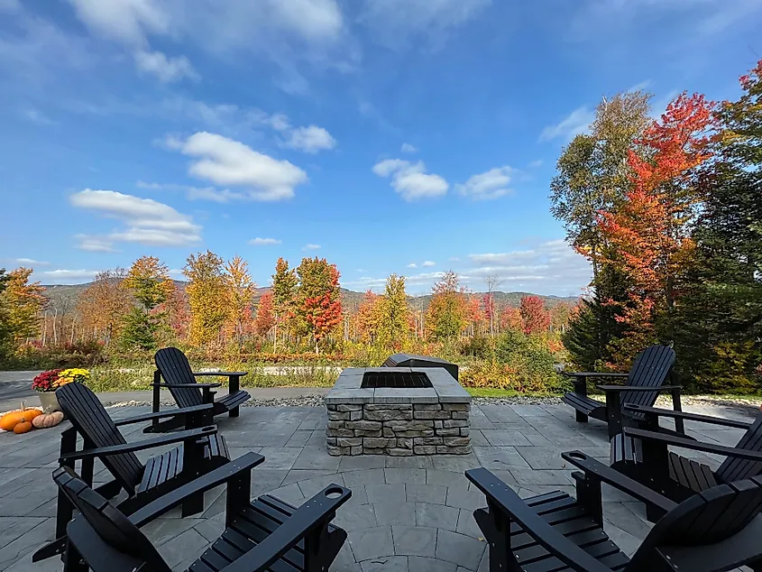 Fall scenery in Bethel, Maine.