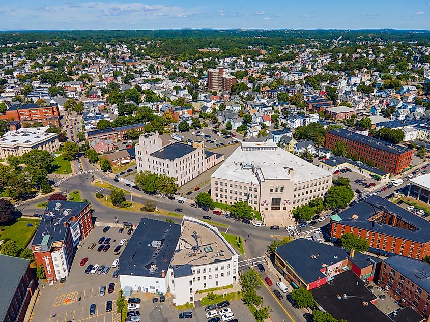 Aerial view of Lynn, Massachusetts
