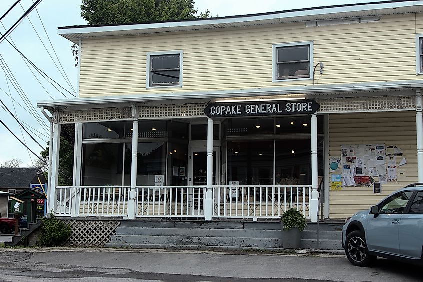 Copake General Store on Main Street in the hamlet of Copake, New York