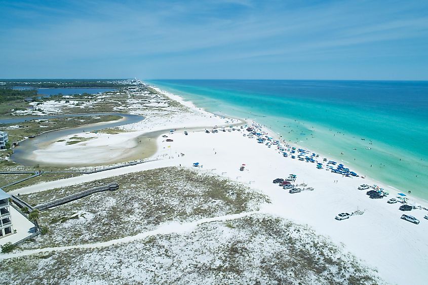 The beautiful Grayton Beach, Florida.