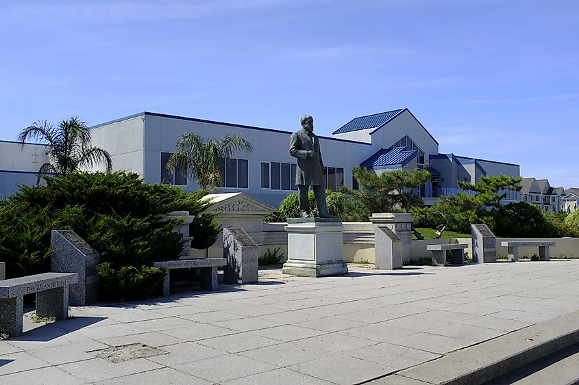 Seven Presidents Memorial Monument in Long Branch, New Jersey