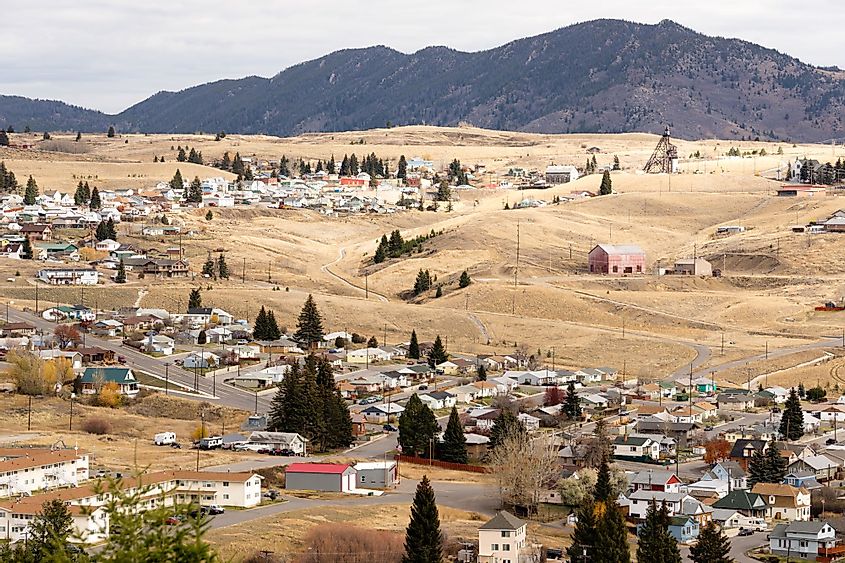 A view of downtown Butte, Montana