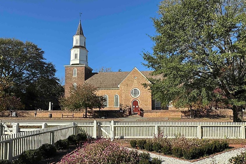 Bruton Parish Episcopal Church exterior Image credit Bryan Dearsley
