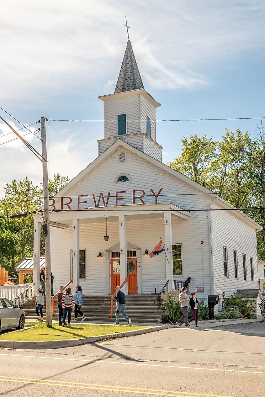 Beer Church Brewing Company in New Buffalo, Michigan