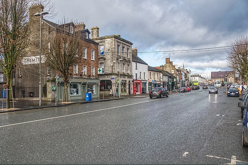 Naas town county Kildare, Ireland.