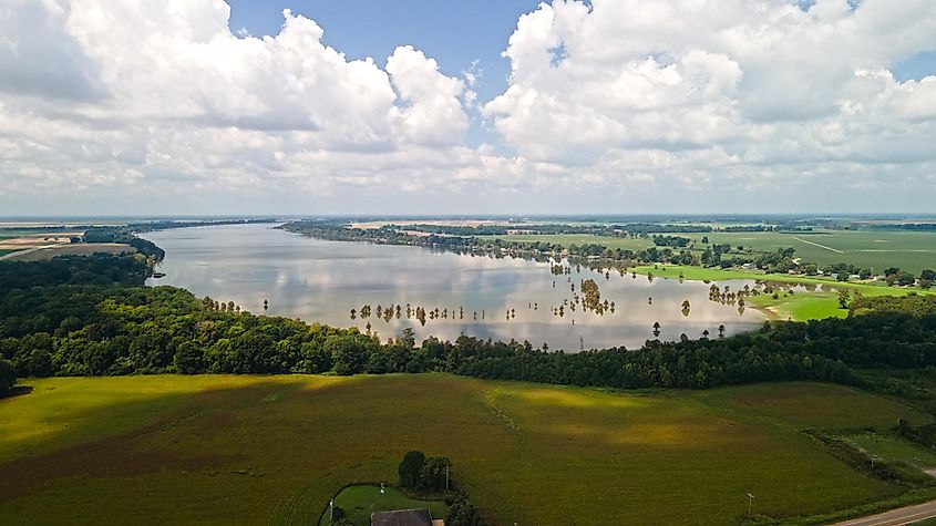 Lake Chicot in Lake Village Arkansas