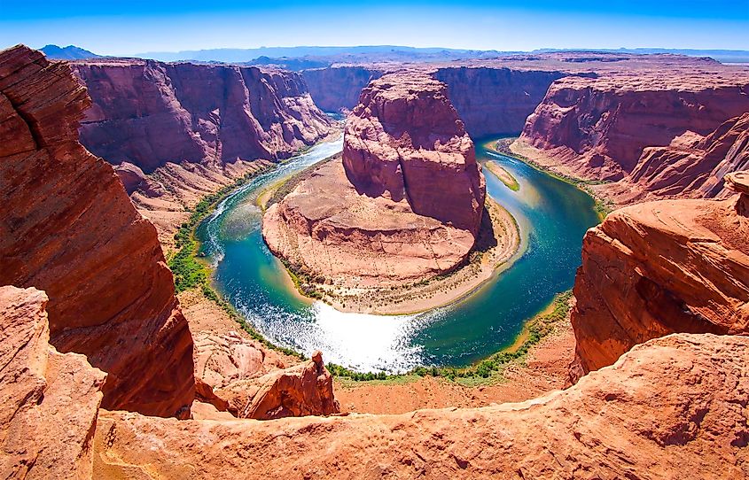 Horseshoe Bend on Colorado River near Page, Arizona