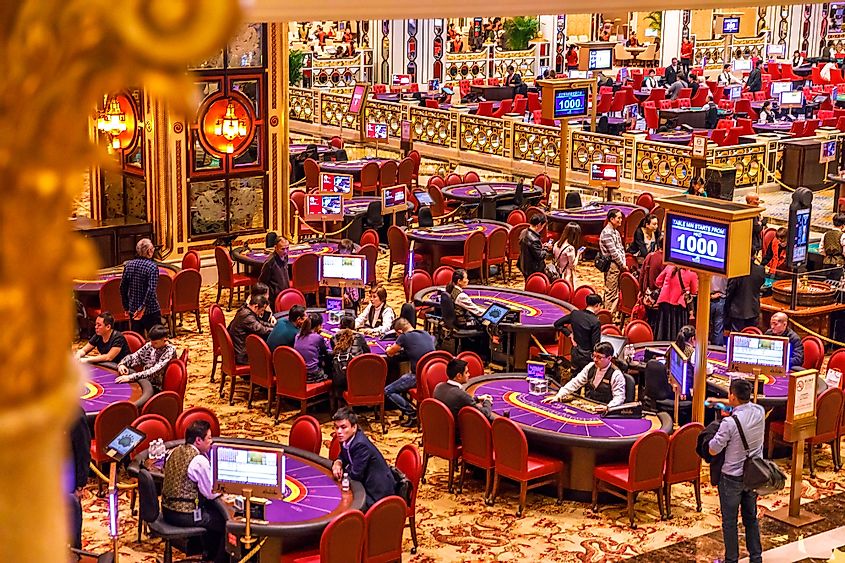 The Venetian Casino in Macau.