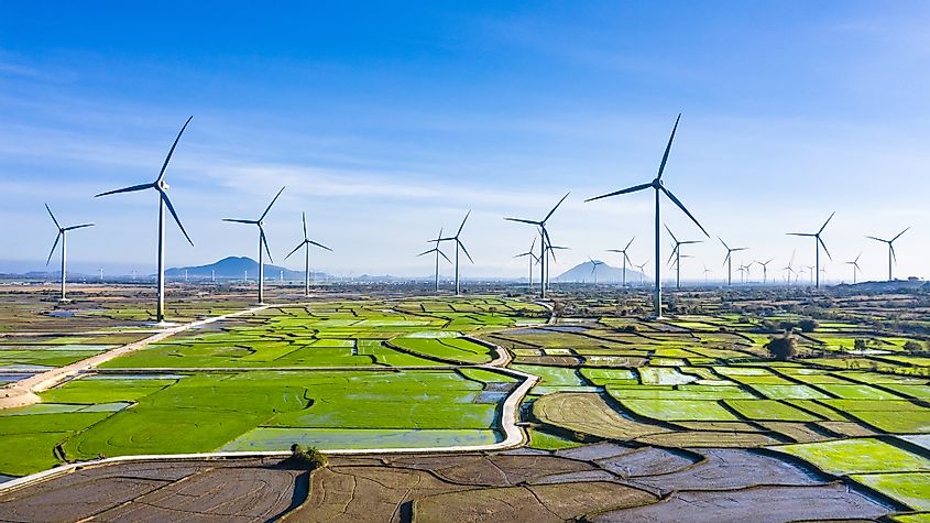 Wind energy farm