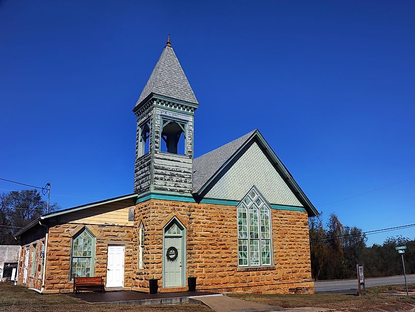 the Church of the Nazarene in Marshal, Arkansas