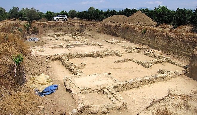 Excavations at the site of Helike.