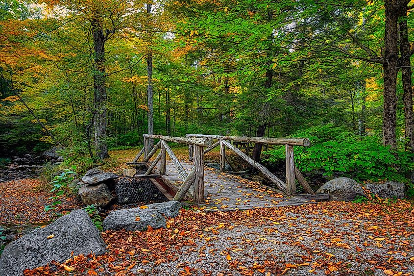 Kent, Connecticut: Early autumn at Macedonia Falls State Park.