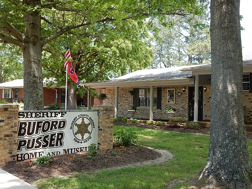 A historic home and museum in the town of Adamsville, Tennessee.