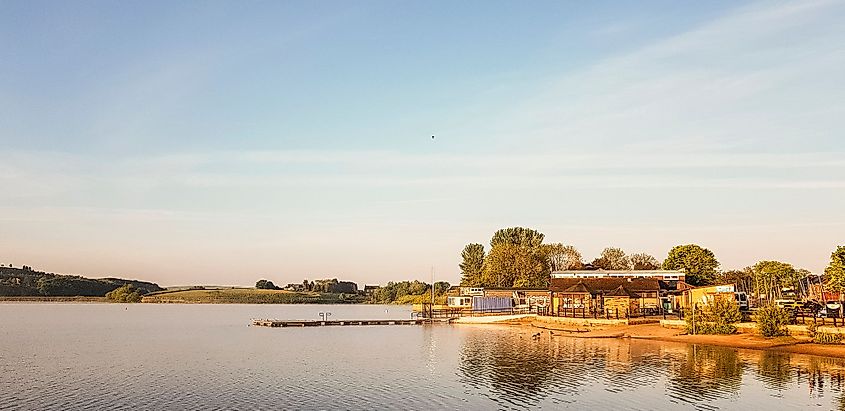 Water activity center in Hollingworth Lake. 