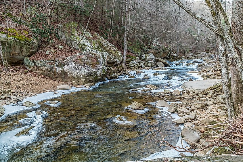 Richland creek in Dayton, Tennessee