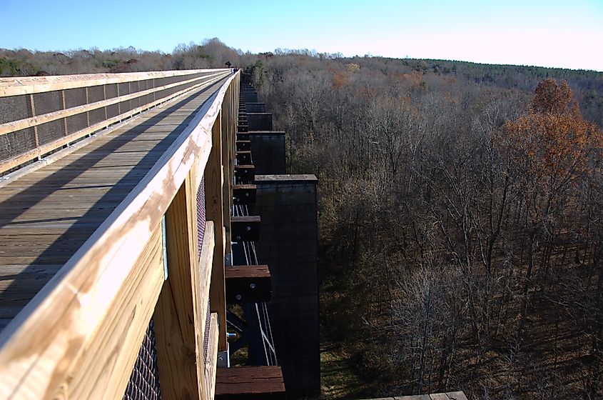 High Bridge at High Bridge Trail State Park.