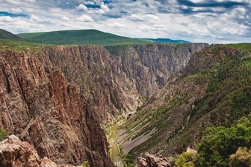 Black Canyon Of The Gunnison National Park in Colorado, USA.