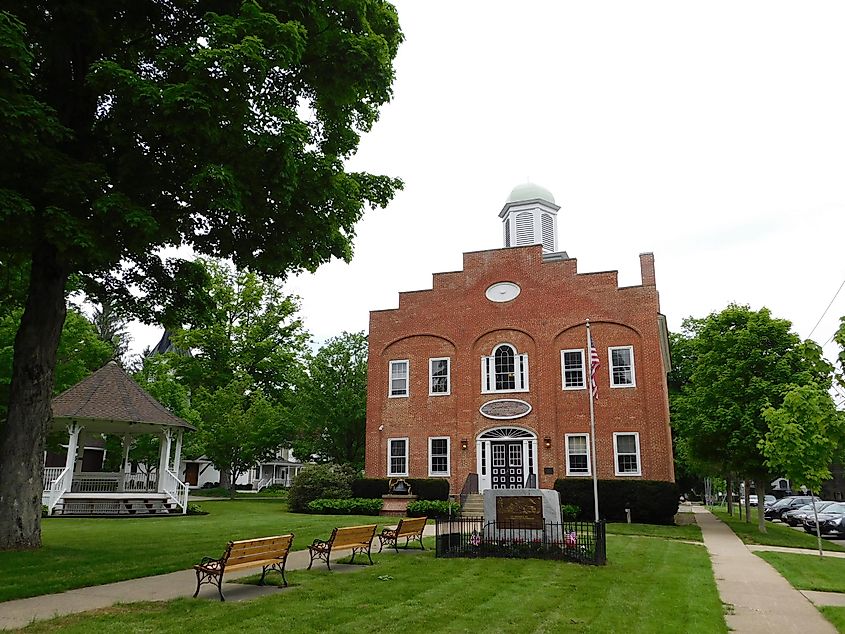 Ellicottville Town Hall in Ellicottville, New York.