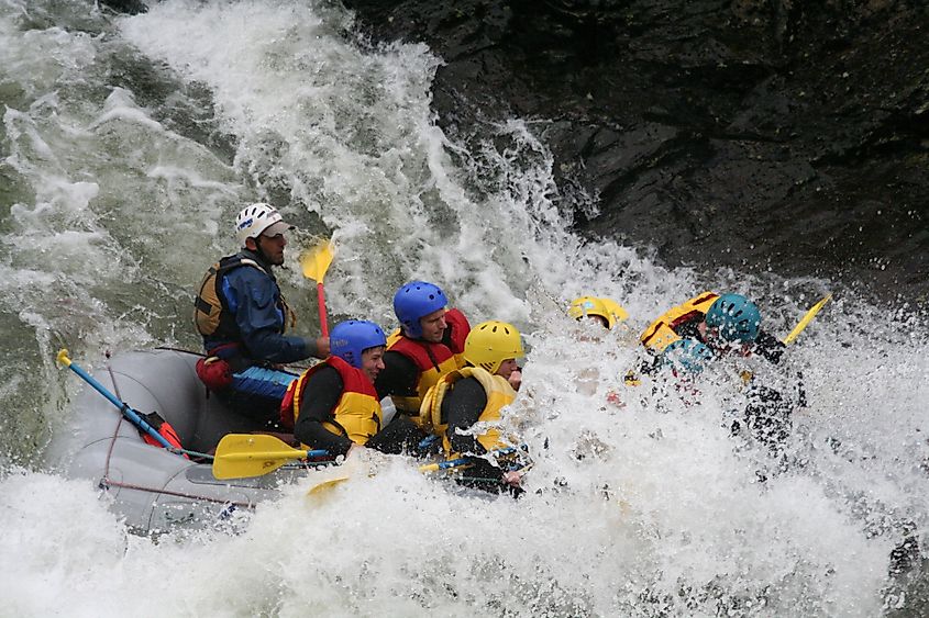 Rafting on the Salmon River in Idaho