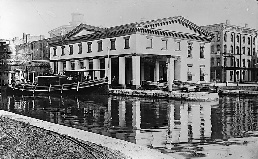 Weighlock Building , Syracuse, circa 1903.