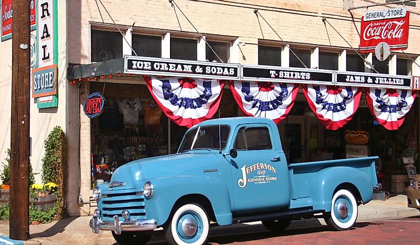 Jefferson, Texas: Jefferson General Store in Historic Jefferson Texas