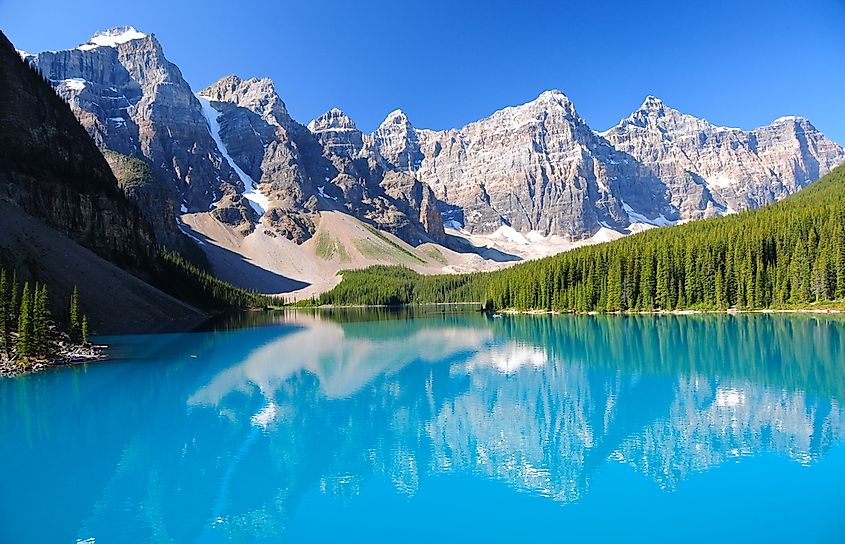 Moraine Lake Unique Places Around The World Worldatlas